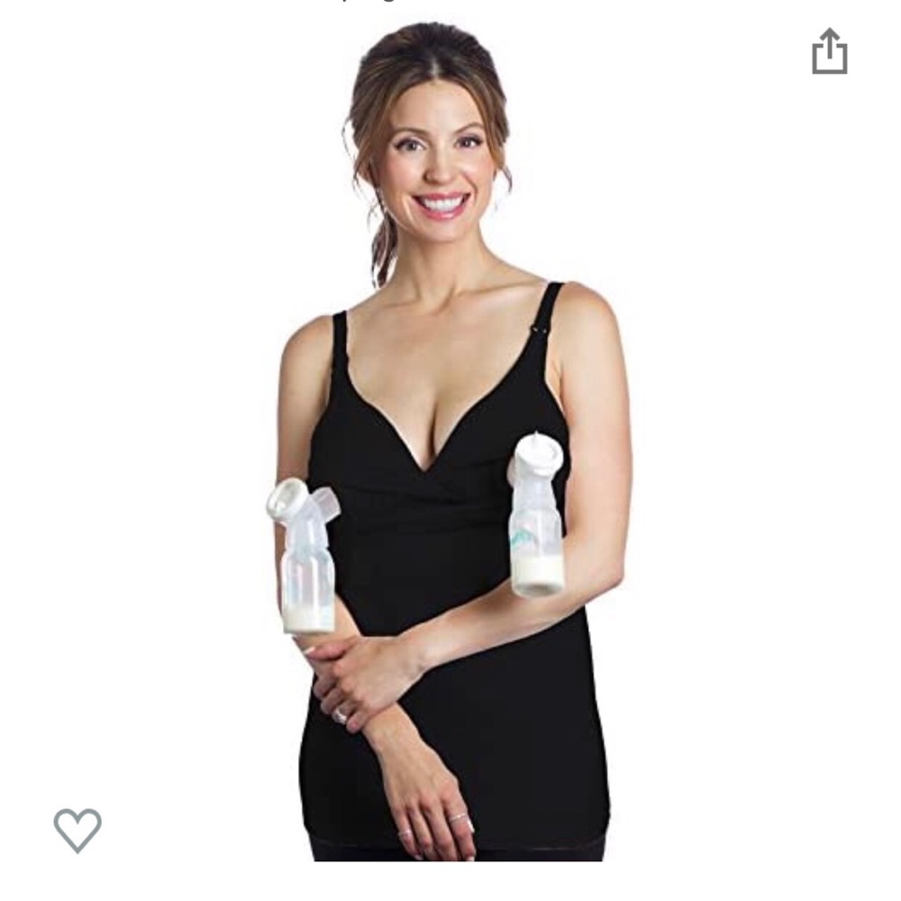 🍁 2/$10 Rumina’s Hands-Free Pump & Nurse Full Coverage all-in-one Nursing Tank